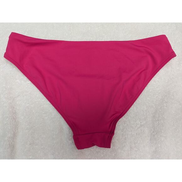 Sea Level Swim Australia sz 6 Solid Pink High Waist Bikini Bottoms 3104 - Picture 2 of 3